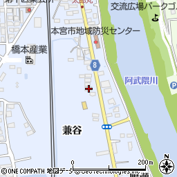 福島県本宮市本宮兼谷32周辺の地図