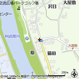 福島産業前周辺の地図