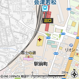 ごちそう館会津若松店周辺の地図