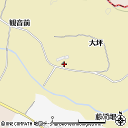 福島県浪江町（双葉郡）藤橋（大坪）周辺の地図
