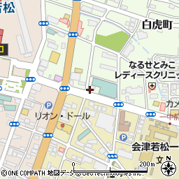 ピタットハウス会津店周辺の地図