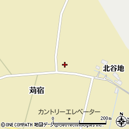 福島県双葉郡浪江町苅宿北谷地周辺の地図