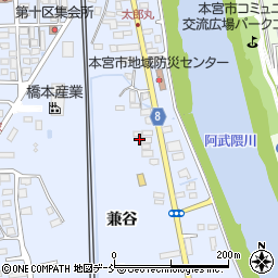 福島県本宮市本宮兼谷19周辺の地図