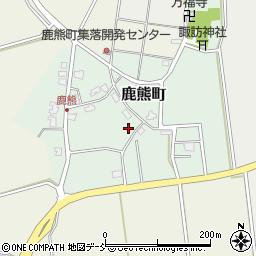 新潟県見附市鹿熊町周辺の地図