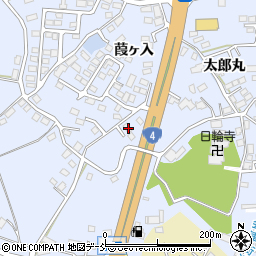 福島県本宮市本宮葭ヶ入121-1周辺の地図