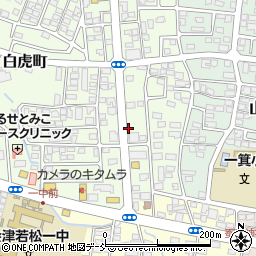 福島県会津若松市白虎町152周辺の地図