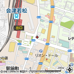 白木屋 会津若松駅前店周辺の地図
