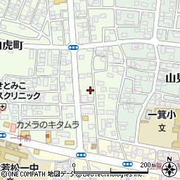福島県会津若松市白虎町153-1周辺の地図