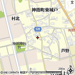 福島県会津若松市神指町東城戸375周辺の地図