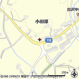 福島県本宮市糠沢小田部123周辺の地図