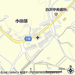 福島県本宮市糠沢小田部11周辺の地図