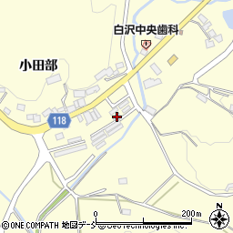 福島県本宮市糠沢小田部5周辺の地図