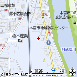 福島県本宮市本宮兼谷5周辺の地図