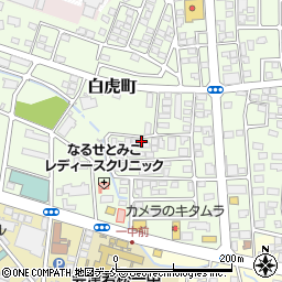 福島県会津若松市白虎町145周辺の地図