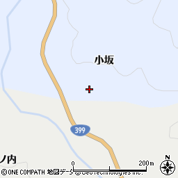 福島県双葉郡葛尾村葛尾小坂123周辺の地図