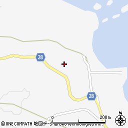 石川県珠洲市三崎町（寺家メ）周辺の地図