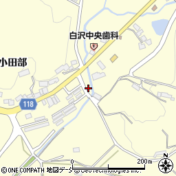 福島県本宮市糠沢小田部1周辺の地図