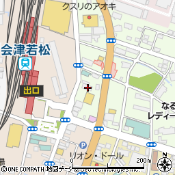 福島県会津若松市白虎町225周辺の地図