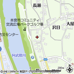 福島県本宮市高木原15周辺の地図