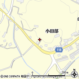 福島県本宮市糠沢小田部112周辺の地図