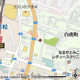 福島県会津若松市白虎町215周辺の地図