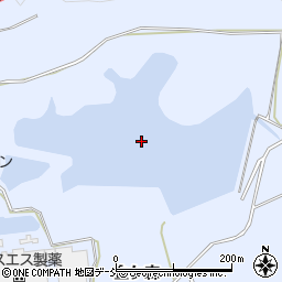 金ケ森溜池周辺の地図