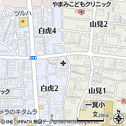 福島県会津若松市白虎町128周辺の地図