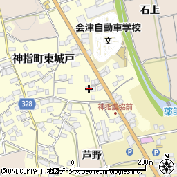 福島県会津若松市神指町東城戸129周辺の地図