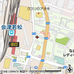 東横イン会津若松駅前周辺の地図