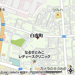 福島県会津若松市白虎町92周辺の地図
