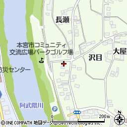 福島県本宮市高木原12周辺の地図