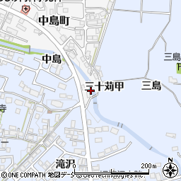 福島県会津若松市中島町8周辺の地図