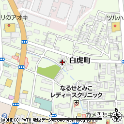 〒965-0024 福島県会津若松市白虎町の地図