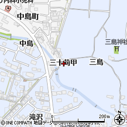 福島県会津若松市一箕町大字八幡三十苅甲周辺の地図