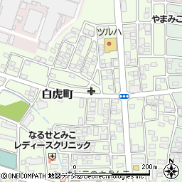 福島県会津若松市白虎町136-9周辺の地図