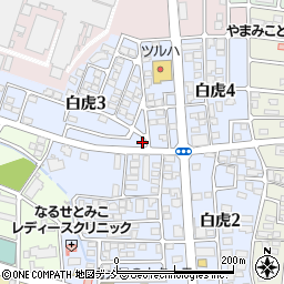 福島県会津若松市白虎町136-7周辺の地図