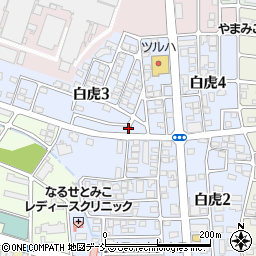 福島県会津若松市白虎町136-10周辺の地図