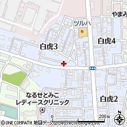 福島県会津若松市白虎町136-11周辺の地図