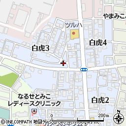 福島県会津若松市白虎町136-8周辺の地図