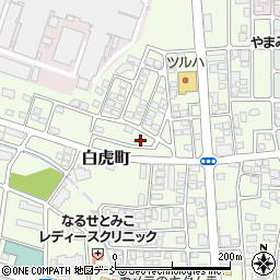 福島県会津若松市白虎町136-16周辺の地図