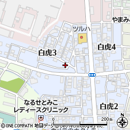 福島県会津若松市白虎町136周辺の地図