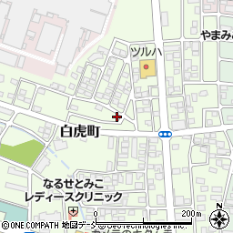 福島県会津若松市白虎町136周辺の地図