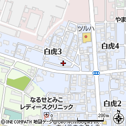 福島県会津若松市白虎町136-14周辺の地図