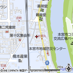福島県本宮市本宮太郎丸周辺の地図