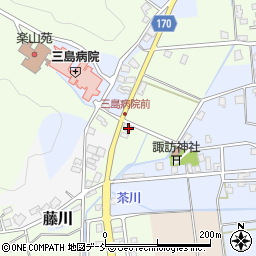 新潟県長岡市宮沢周辺の地図