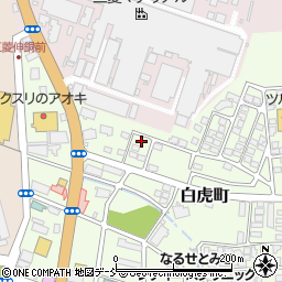 福島県会津若松市白虎町28周辺の地図