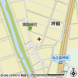 新潟県長岡市坪根周辺の地図