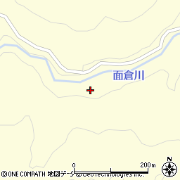 面倉川周辺の地図