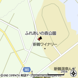会津美里町役場　ふれあいの森公園周辺の地図