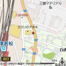 福島県会津若松市白虎町18周辺の地図
